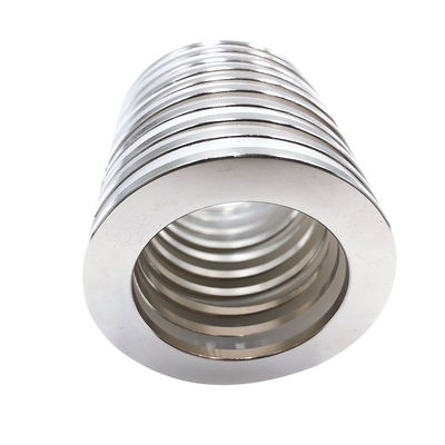 Buy Silver Neodymium Powerful Ring Magnets Height 6mm For Industrial online manufacture