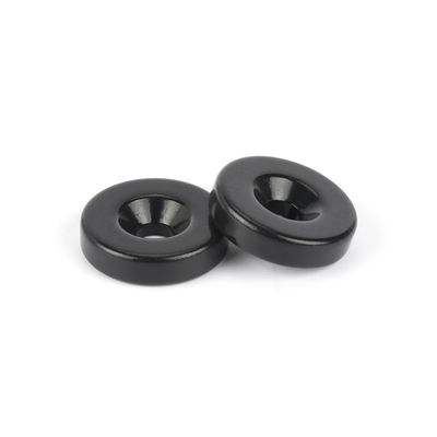 comprar Imãs de neodímio industrial revestidos com níquel preto permanente RoHS online manufacture