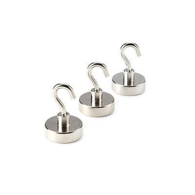 comprare NdFeB Magneti di neodimio per ganci Rivestimento di nichel Magneti per ganci forti online manufacture