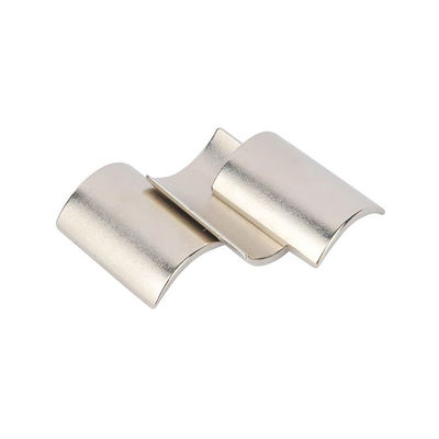 NiCuNi Coated Sintered Rare Earth Magnets Arc Segment Customized
